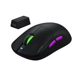 Mysz dla graczy Hator Quasar 3 Ultra 8K Wireless czarna