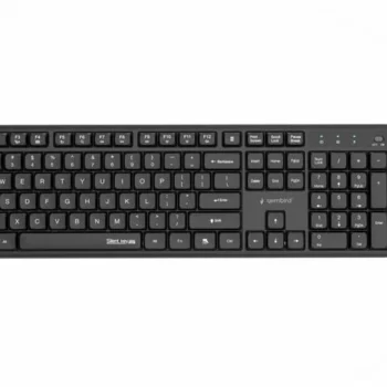 Zestaw bezprzewodowy klawiatura i mysz Gembird KBS-WMS-01 czarny