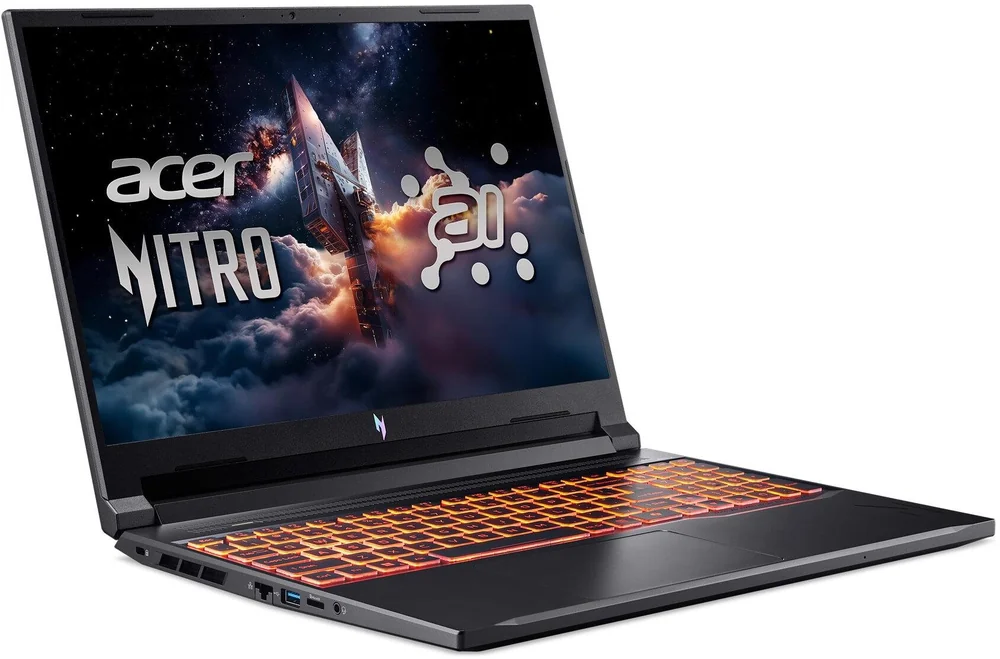 Notebook Acer Nitro V 16 AI ANV16-42 16"/Ryzen 5 240/16GB DDR5/512GB PCIe SSD/RTX 3050/DOS