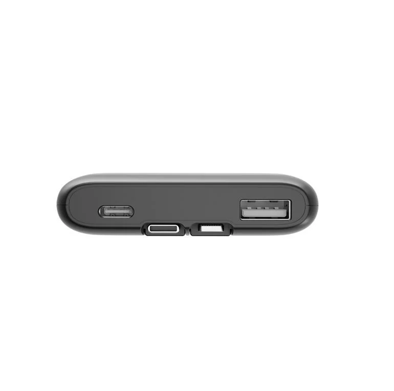 Power Bank Gembird 10000 mAh QC3.0 PD zintegrowane kable 20W czarny