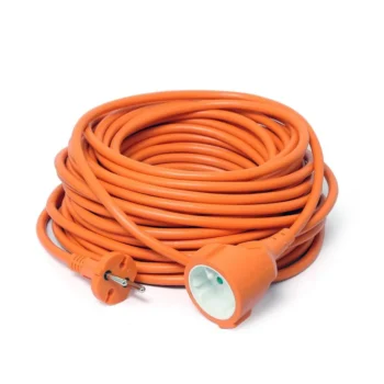 Kabel zasilający - przedłużacz zewnętrzny 20m Gembird pomarańczowy