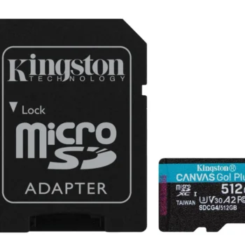 Karta pamięci Micro SD Kingston CanvasGo! Plus G4 U3 V30 A2 512GB Micro SD + AdapterSD