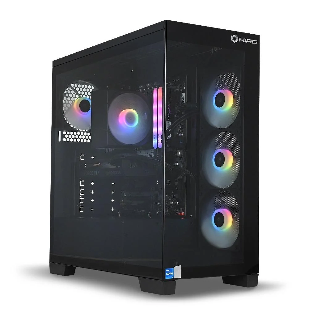 Komputer HIRO Aurora AMD Ryzen 7 7700, RTX 5060 8GB, 32GB RAM, 1TB SSD, WIFI, W11H