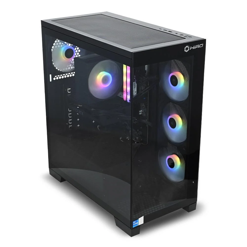 Komputer HIRO Aurora AMD Ryzen 7 7700, RTX 5060 8GB, 32GB RAM, 1TB SSD, WIFI, W11H