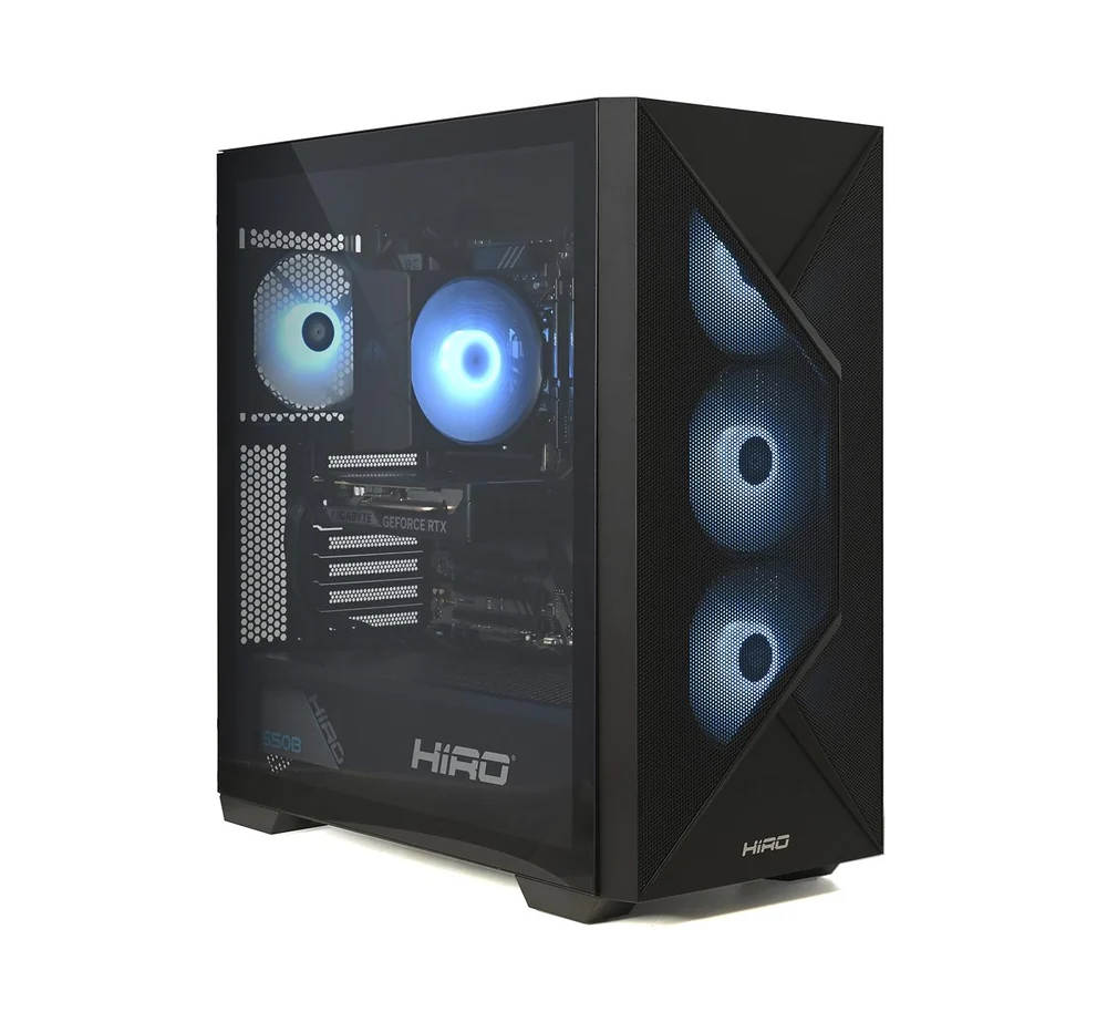 Komputer HIRO Hellcat Intel i5 14400F, RTX 5050 8GB, 16GB RAM, 1TB SSD, WIFI, W11H