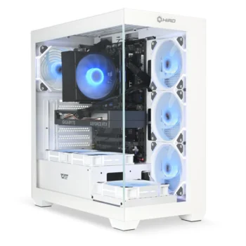 Komputer HIRO Aurora White Edition Intel i7 14700F, RTX 5060 8GB, 32GB RAM, 1TB SSD, WIFI, W11