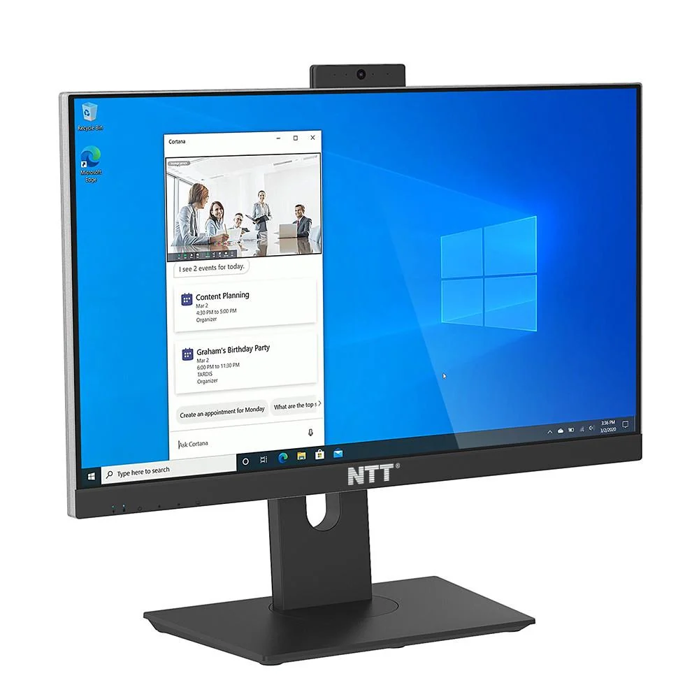 Komputer NTT All-in-One 23,8'' - i3 14100, 16GB RAM, 1TB SSD, WIFI, W11 Home
