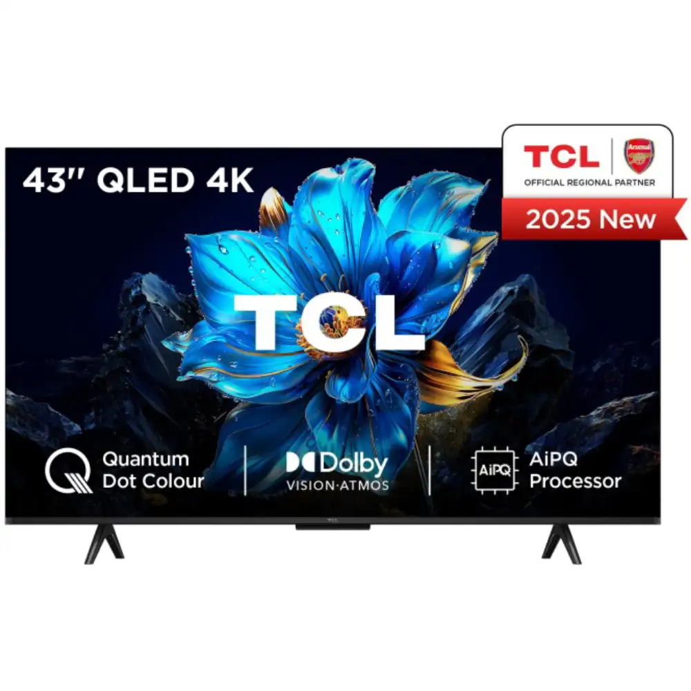 Telewizor TCL 43P7K 43" QLED 4K UHD Google TV czarny - obrazek 3