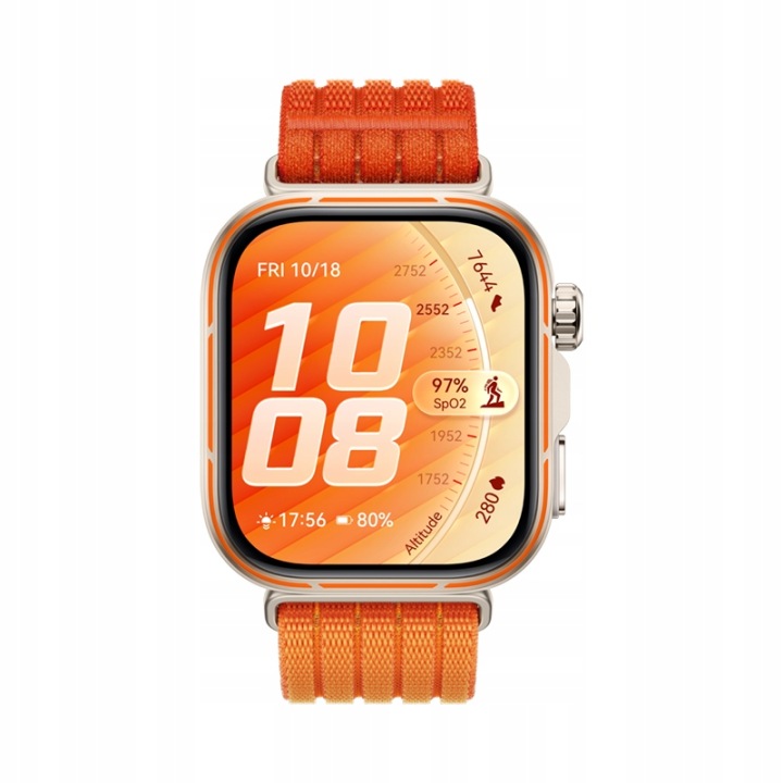 Smartwatch Huawei Watch Fit 5 Pro pomarańczowy - obrazek 3