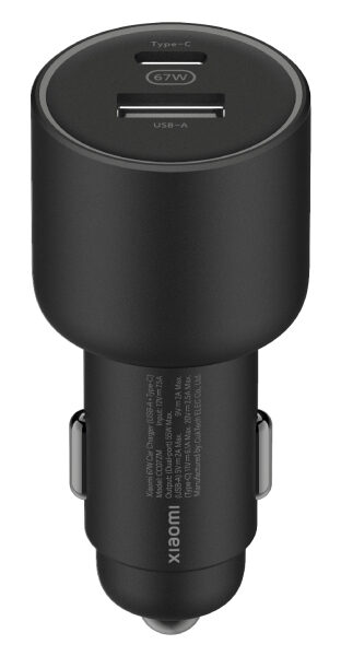Xiaomi-67W-Ladowarka-samochodowa-USB-A-Type-C-Marka-Xiaomi