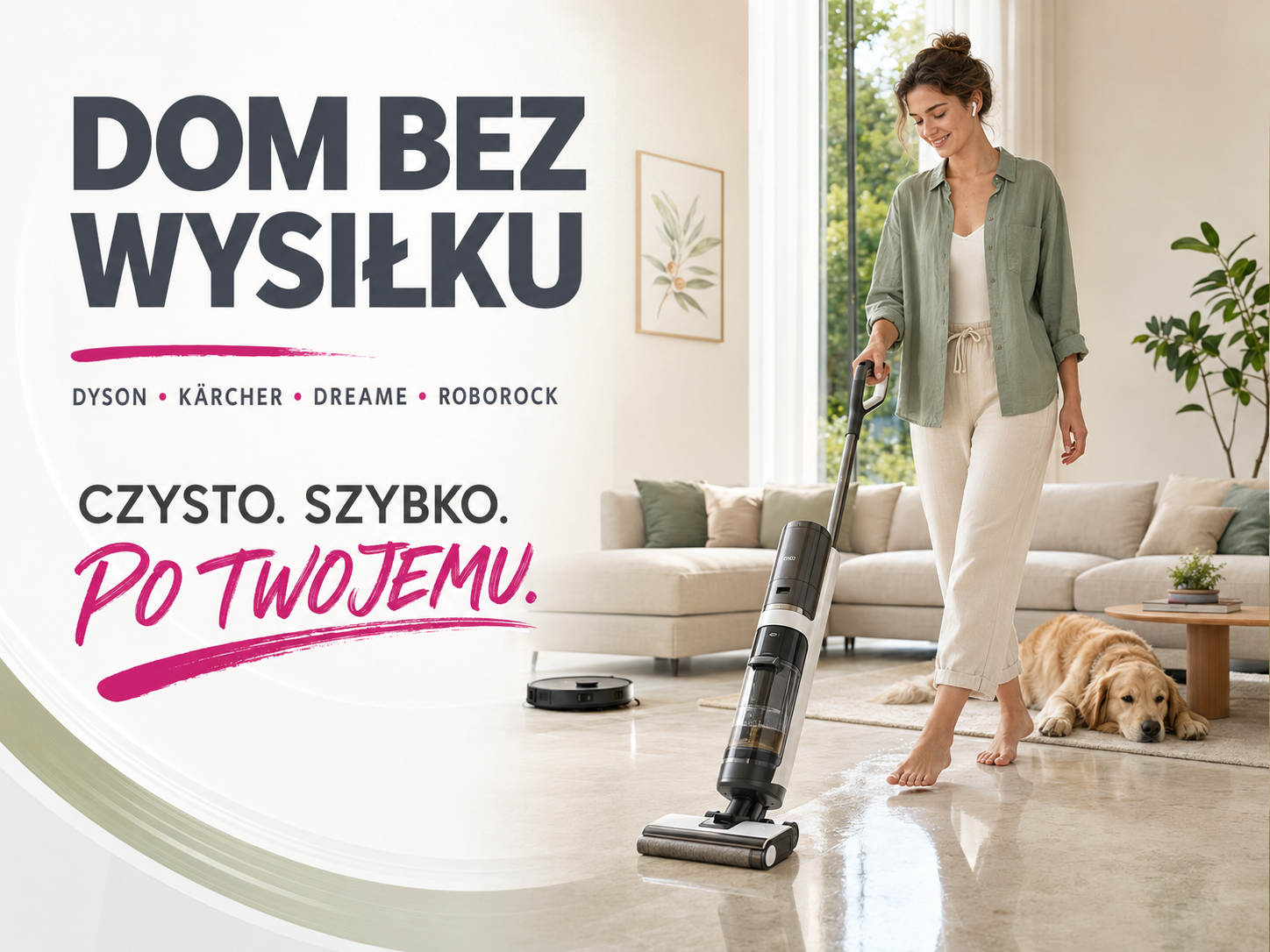 Dom bez wysiłku – Dyson, Kärcher, Dreame i Roborock