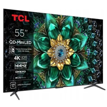 Telewizor QD-Mini LED TCL 55Q6C 55" 4K UHD czarny