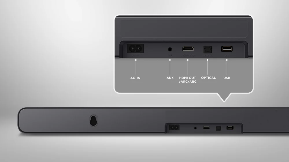 Soundbar TCL S45HE 2.0 100 W srebrny