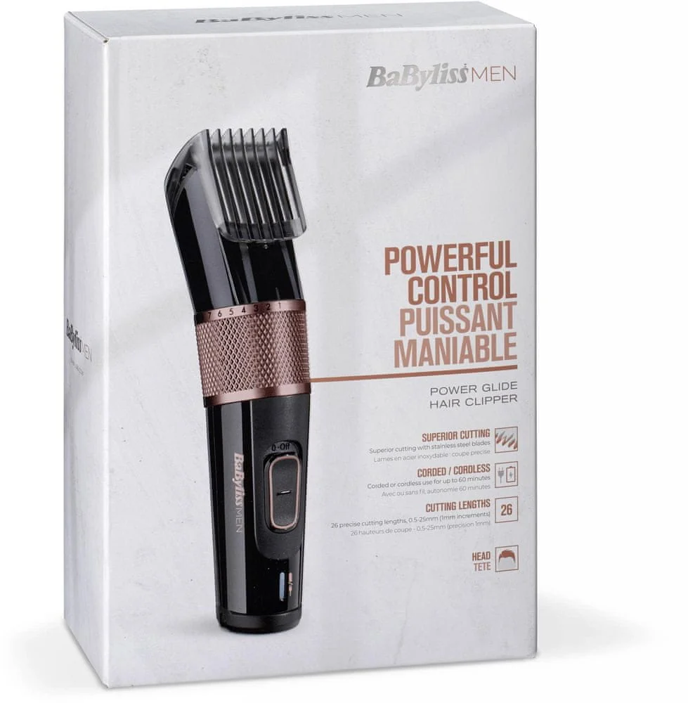 Maszynka do strzyżenia BaByliss E974E Power Glide 0,5-25 mm
