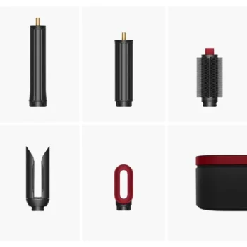 Multistyler Dyson Airwrap Co-anda2x Straight+Wavy aksamitna czerwień/złoto