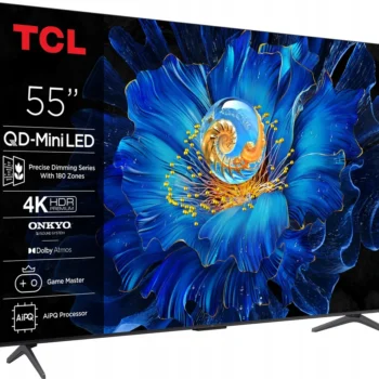 Telewizor QLED TCL 55C69KS 55" 4K UHD czarny