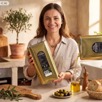 GRECKA Oliwa z oliwek EXTRA Virgin ŚWIEŻY Zbiór BIO | PYKSON Premium - 5L