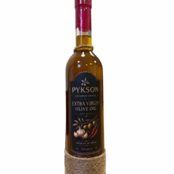 Oliwa z oliwek Extra Virgin CZOSNEK Z CHILI w oplocie Wiklinowym - 500 ml