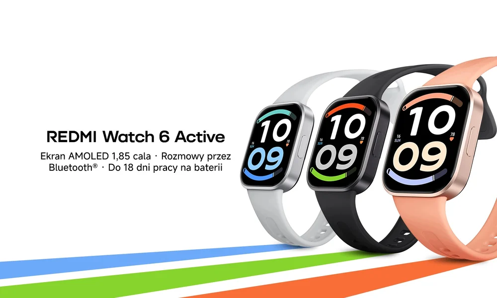 REDMI Zegarek 6 Active Matowe Srebro