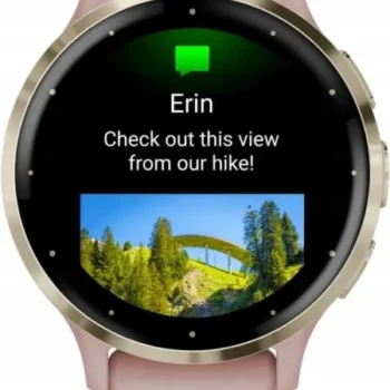 Smartwatch sportowy Garmin Venu 3S Złoty Różowy 010-02785-03