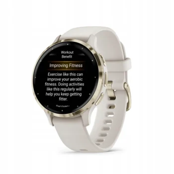 Smartwatch Garmin Venu 3S 41mm złoty GPS AMOLED 010-02785-04