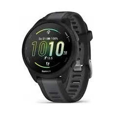 Smartwatch sportowy Garmin Forerunner 165 AMOLED 43mm Czarny