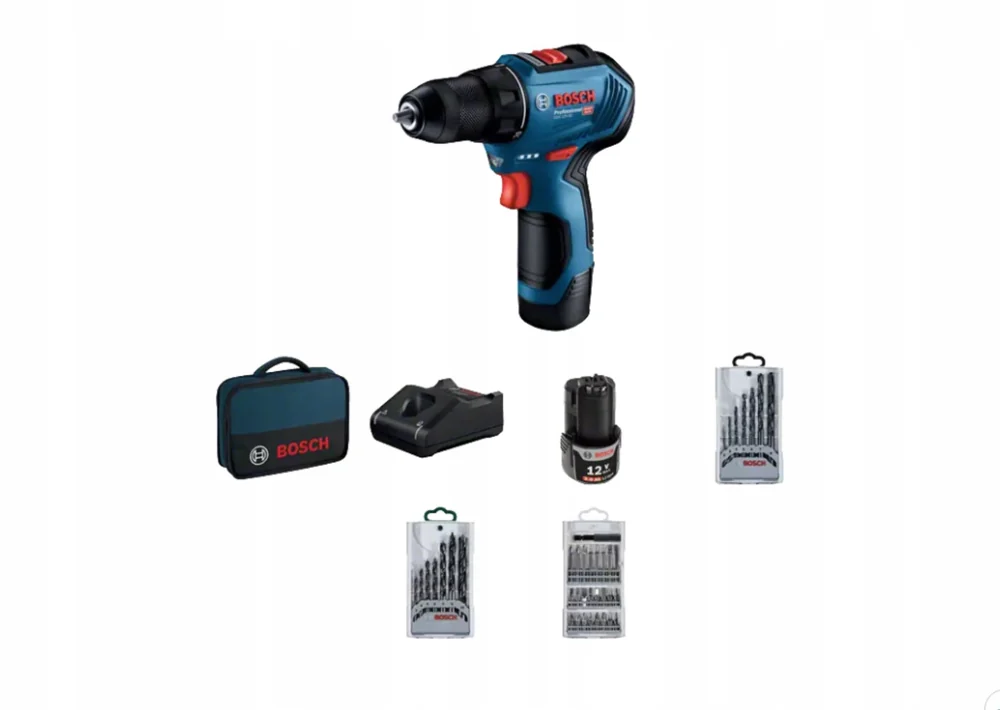 Wiertarko-wkrętarka Bosch GSR 12V-30 12 V 2 x akumulator 2 Ah (06019G9001)
