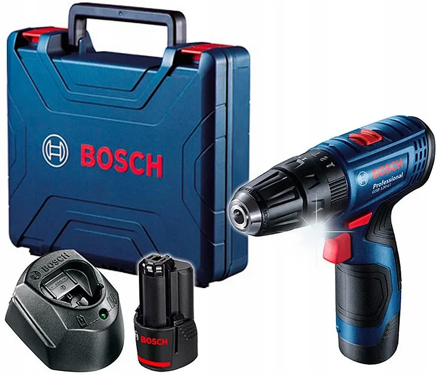 Bosch Wkrętarka udar.GSB 120-Li 2x2Ah walizka