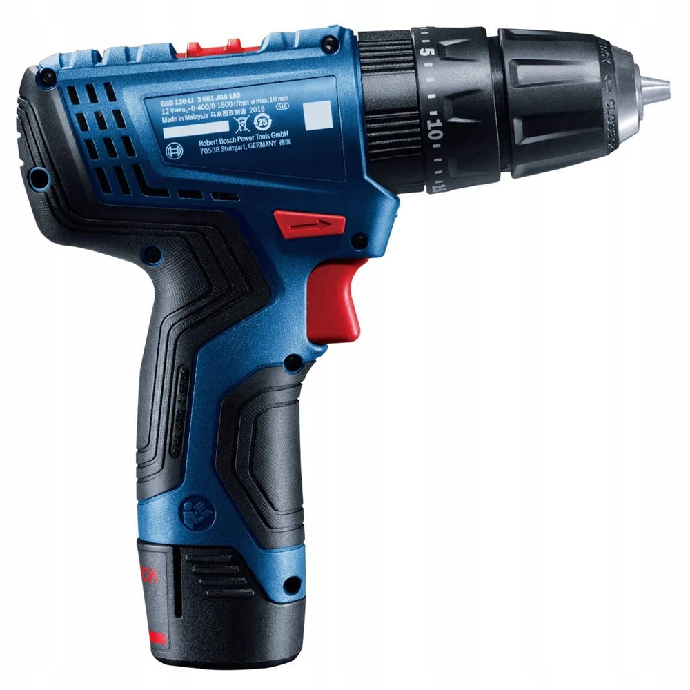 Bosch Wkrętarka udar.GSB 120-Li 2x2Ah walizka