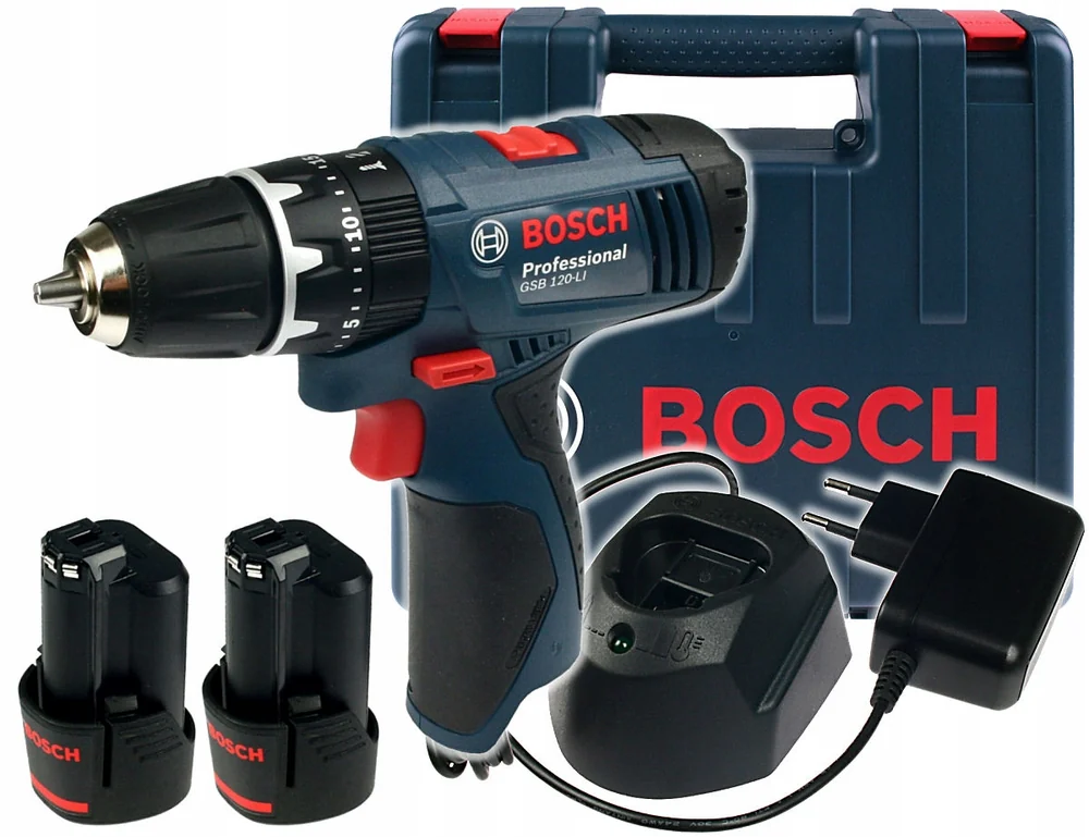 Bosch Wkrętarka udar.GSB 120-Li 2x2Ah walizka