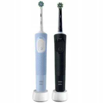 Szczoteczka elektryczna Oral-B Vitality ProD103 czarna i niebieska dwupak