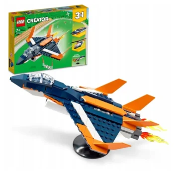 Klocki LEGO Creator Odrzutowiec naddźwiękowy 3 w 1 31126, 215 elementów