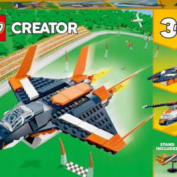 Klocki LEGO Creator Odrzutowiec naddźwiękowy 3 w 1 31126, 215 elementów