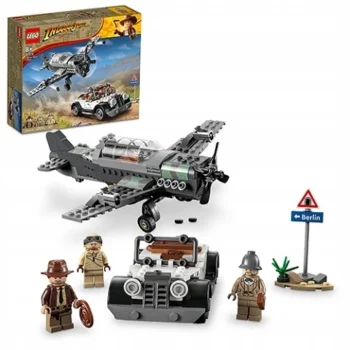 Klocki LEGO Indiana Jones Pościg myśliwcem 387 elementów 8+
